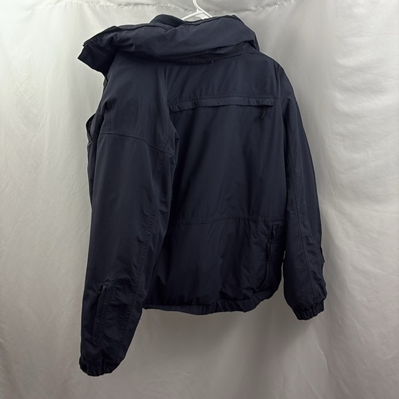 5.11 Tactical Series 2 in 1 Jacket Coat Fleece Mens Navy Blue Police Zipped Hood - Picture 10 of 15